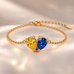 Demi Heart Bracelet - Gold Finish