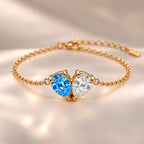 Demi Heart Bracelet - Gold Finish