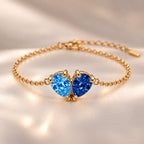 Demi Heart Bracelet - Gold Finish