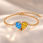 Demi Heart Bracelet - Gold Finish