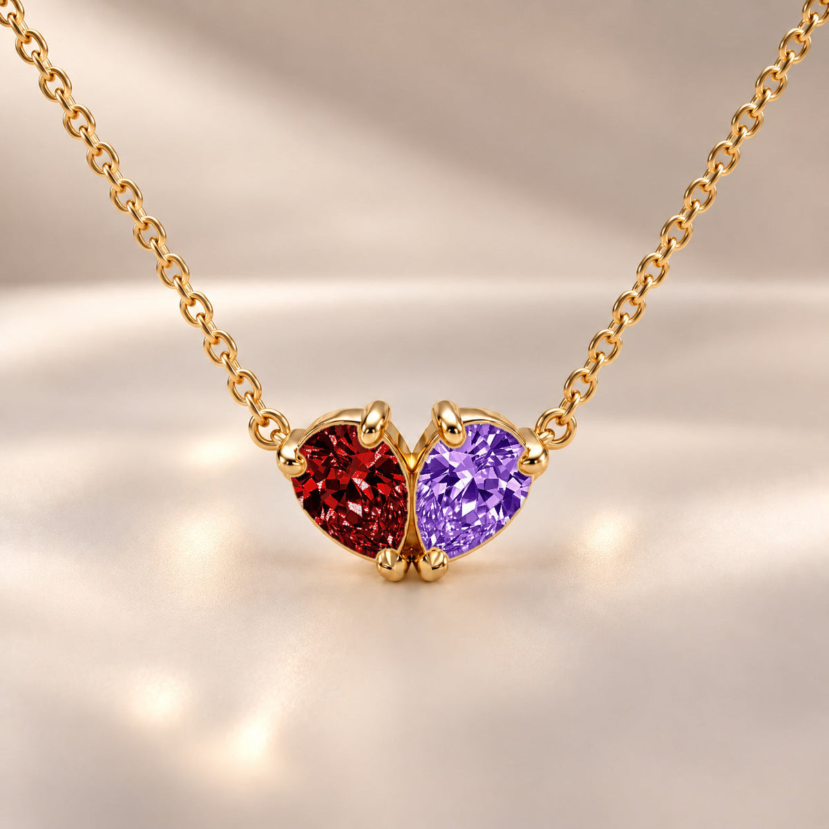 Demi Heart Necklace - Gold Finish