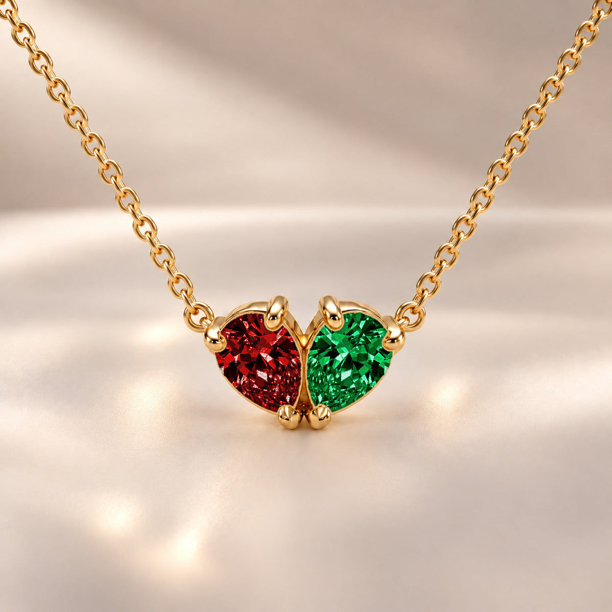 Demi Heart Necklace - Gold Finish