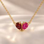 Demi Heart Necklace - Gold Finish