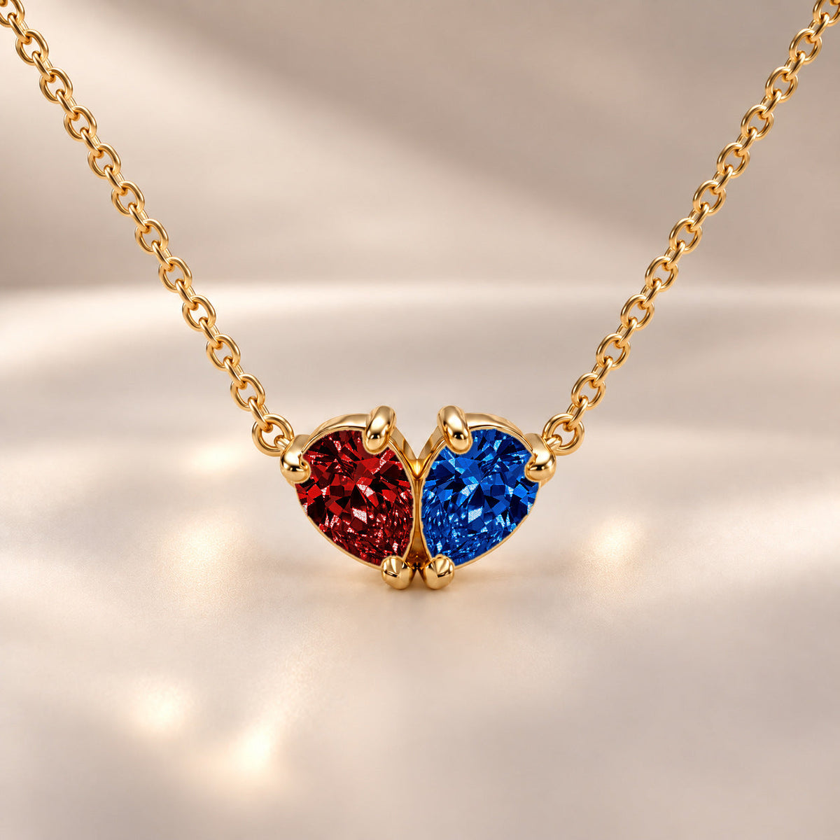 Demi Heart Necklace - Gold Finish