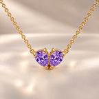 Demi Heart Necklace - Gold Finish