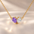 Demi Heart Necklace - Gold Finish