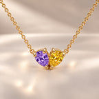Demi Heart Necklace - Gold Finish