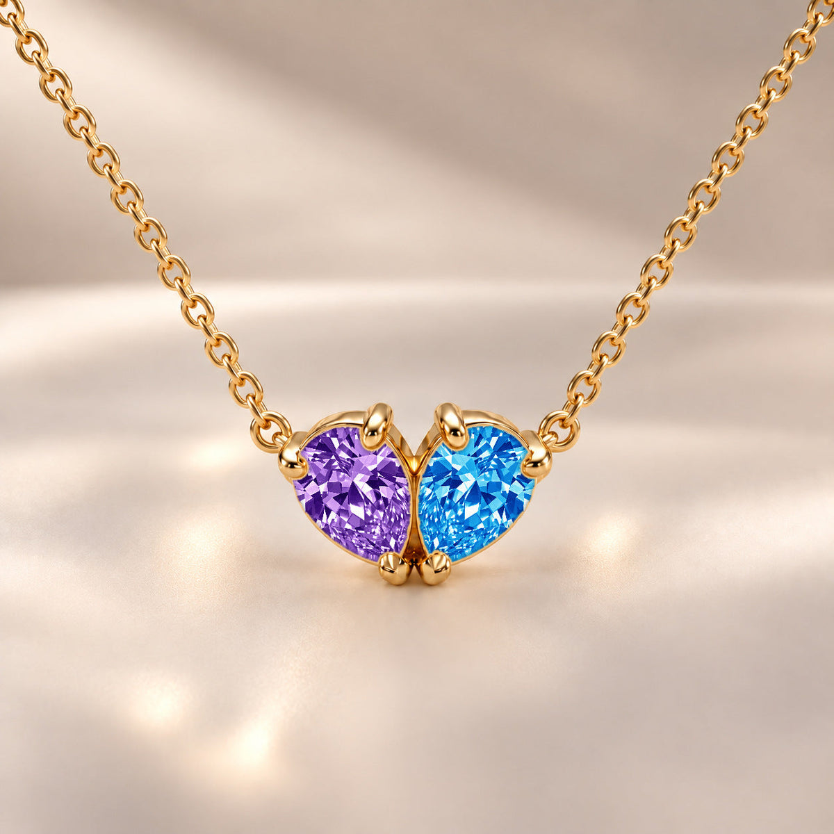 Demi Heart Necklace - Gold Finish