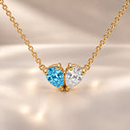 Demi Heart Necklace - Gold Finish
