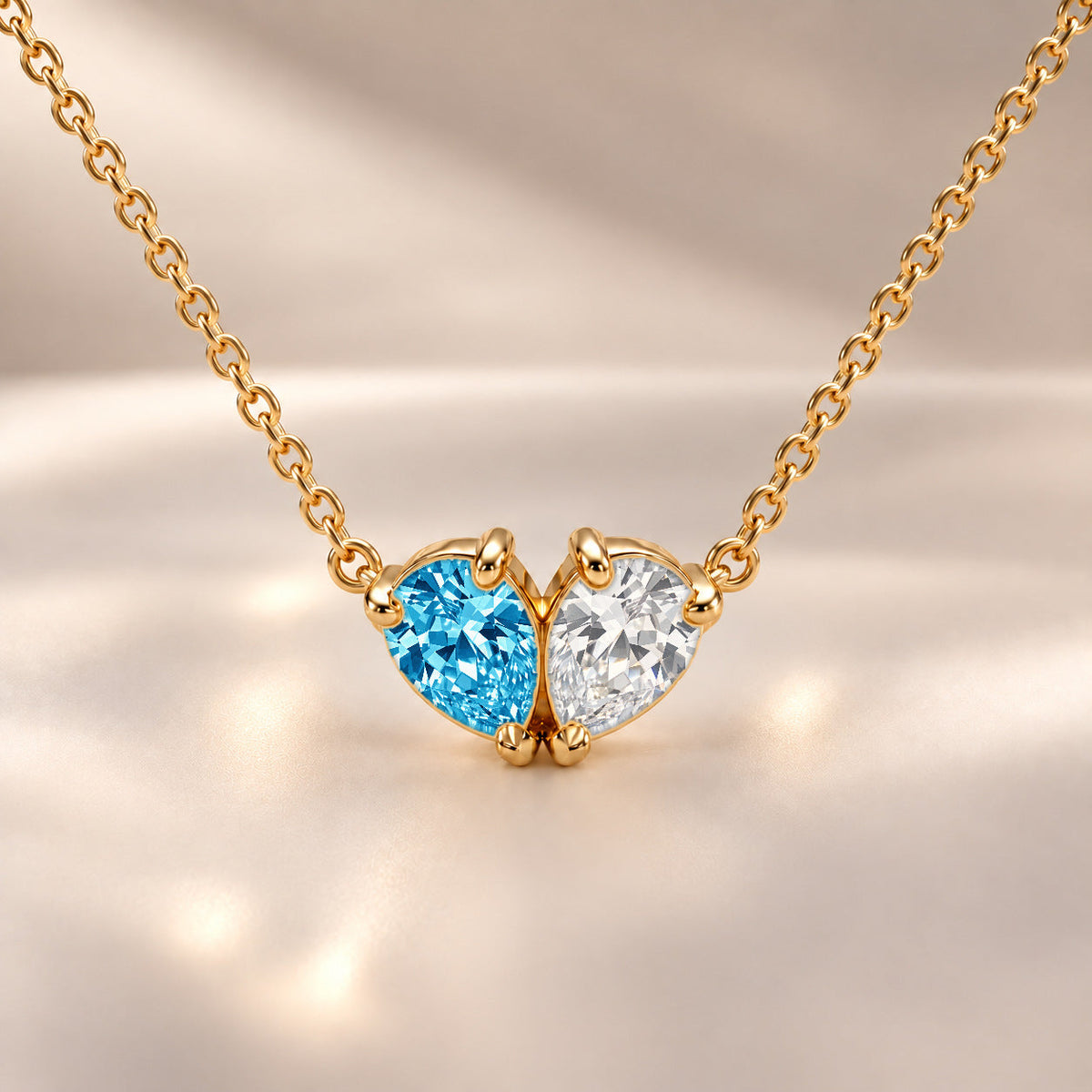Demi Heart Necklace - Gold Finish