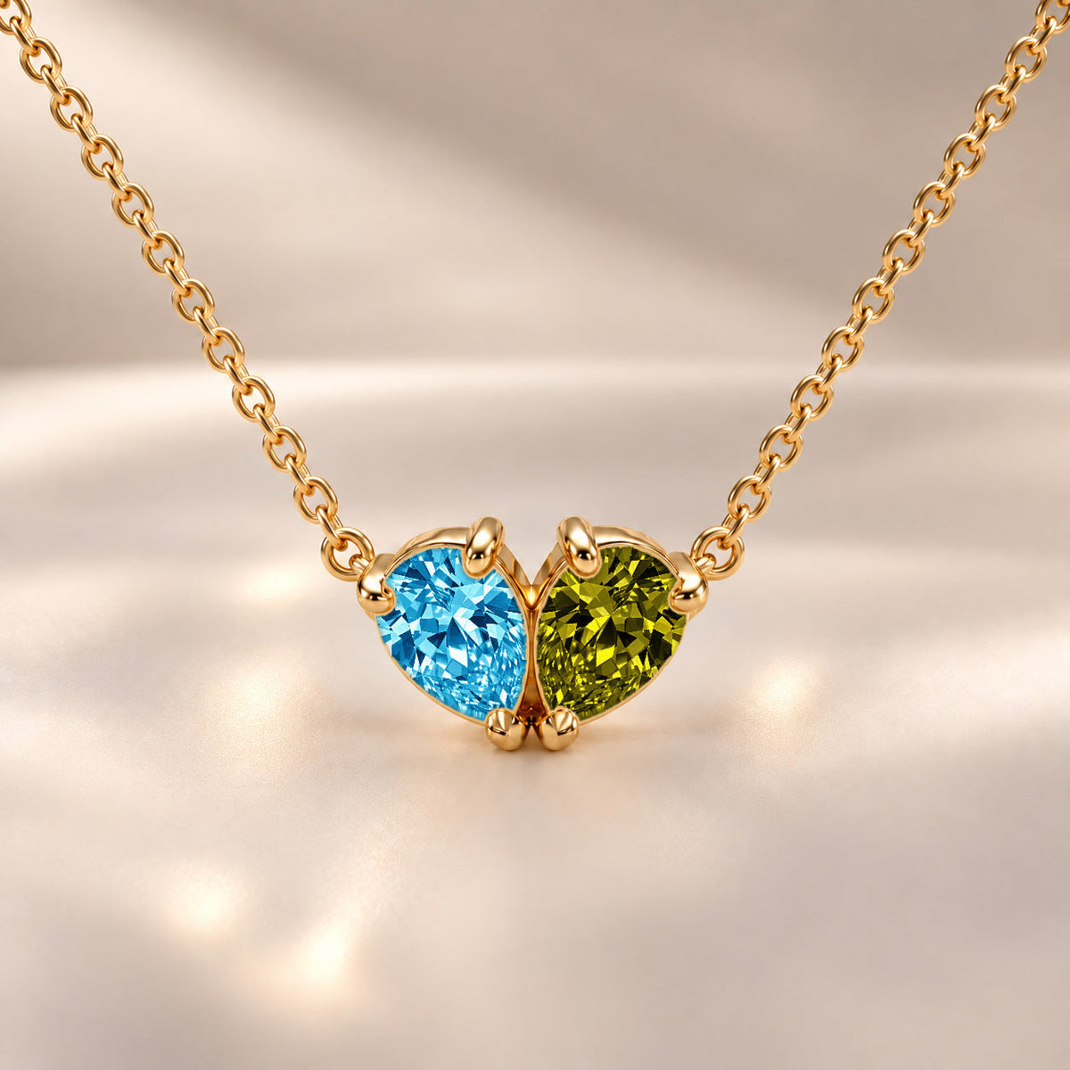 Demi Heart Necklace - Gold Finish