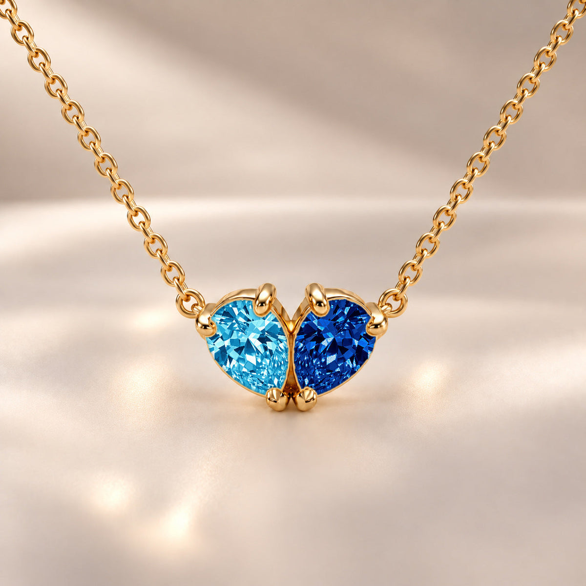 Demi Heart Necklace - Gold Finish