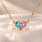 Demi Heart Necklace - Gold Finish