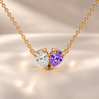 Demi Heart Necklace - Gold Finish