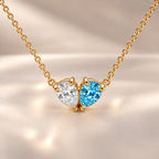 Demi Heart Necklace - Gold Finish