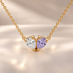 Demi Heart Necklace - Gold Finish