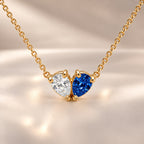 Demi Heart Necklace - Gold Finish