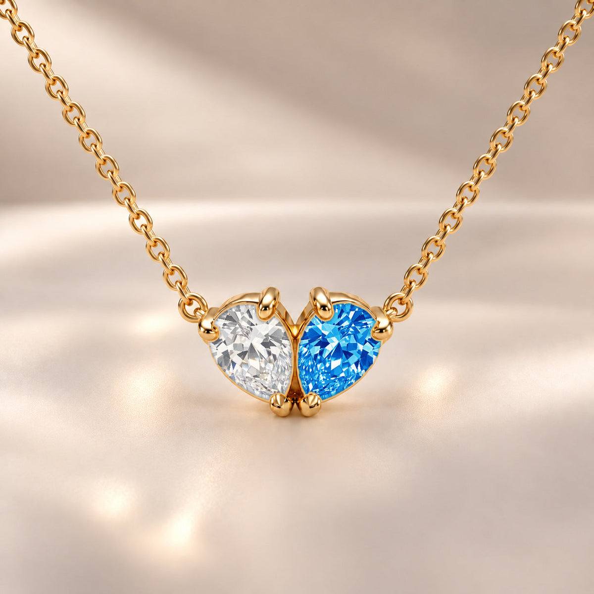 Demi Heart Necklace - Gold Finish