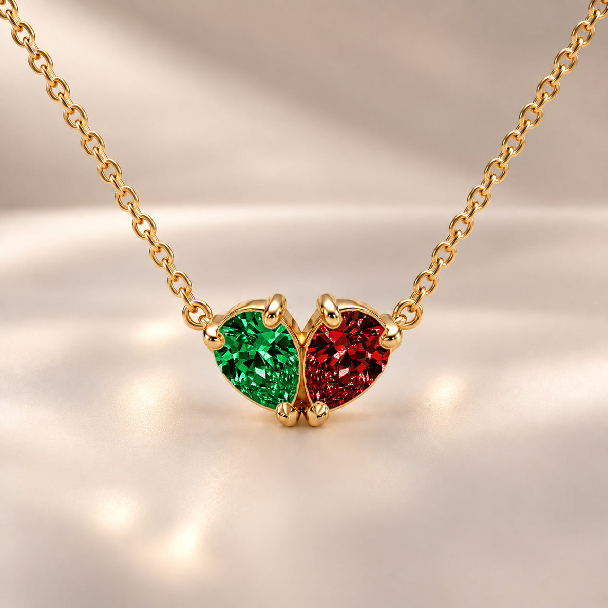 Demi Heart Necklace - Gold Finish