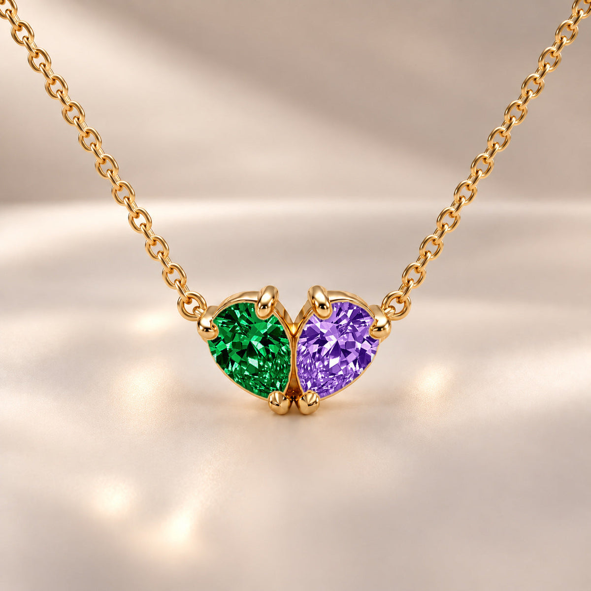 Demi Heart Necklace - Gold Finish
