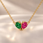 Demi Heart Necklace - Gold Finish