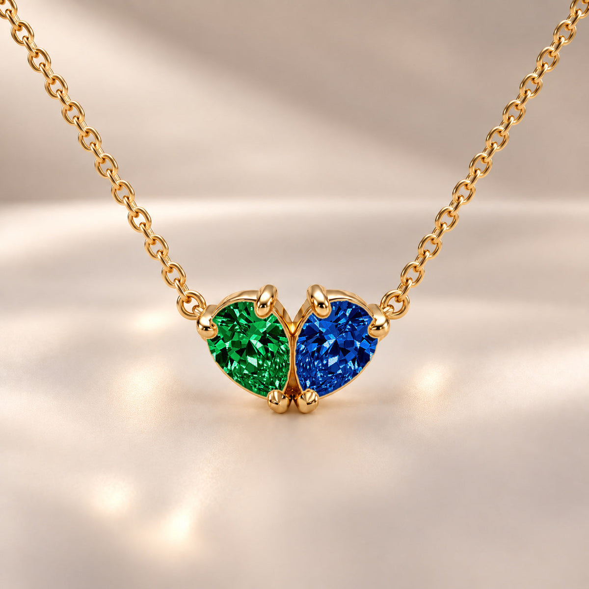 Demi Heart Necklace - Gold Finish