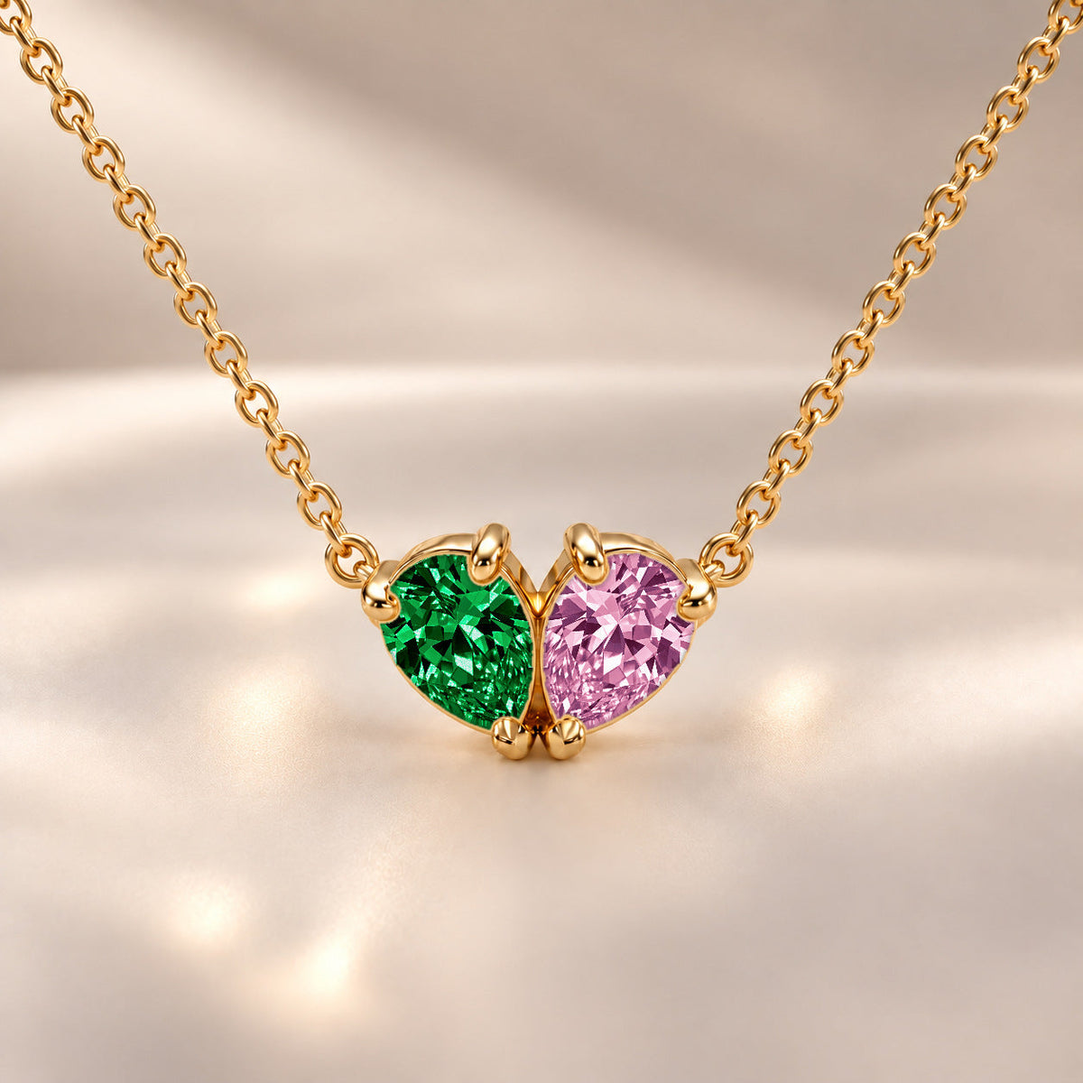 Demi Heart Necklace - Gold Finish