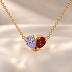 Demi Heart Necklace - Gold Finish