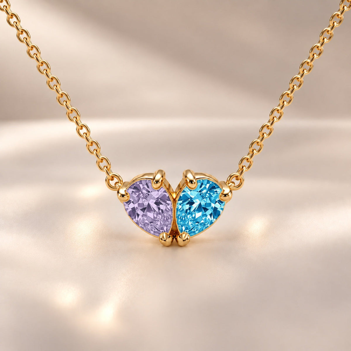 Demi Heart Necklace - Gold Finish