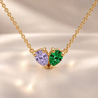 Demi Heart Necklace - Gold Finish
