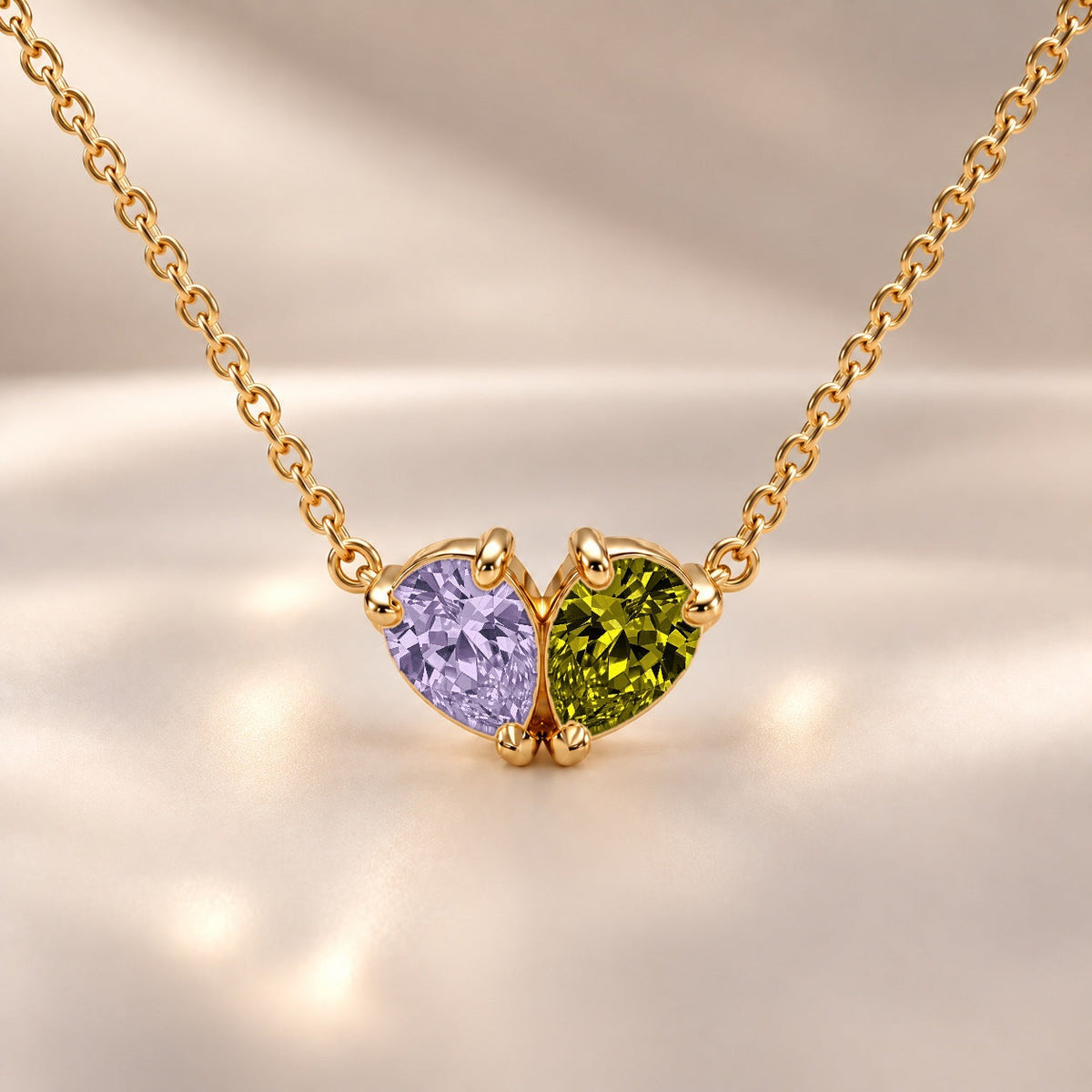 Demi Heart Necklace - Gold Finish