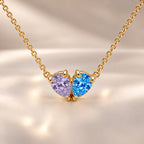 Demi Heart Necklace - Gold Finish