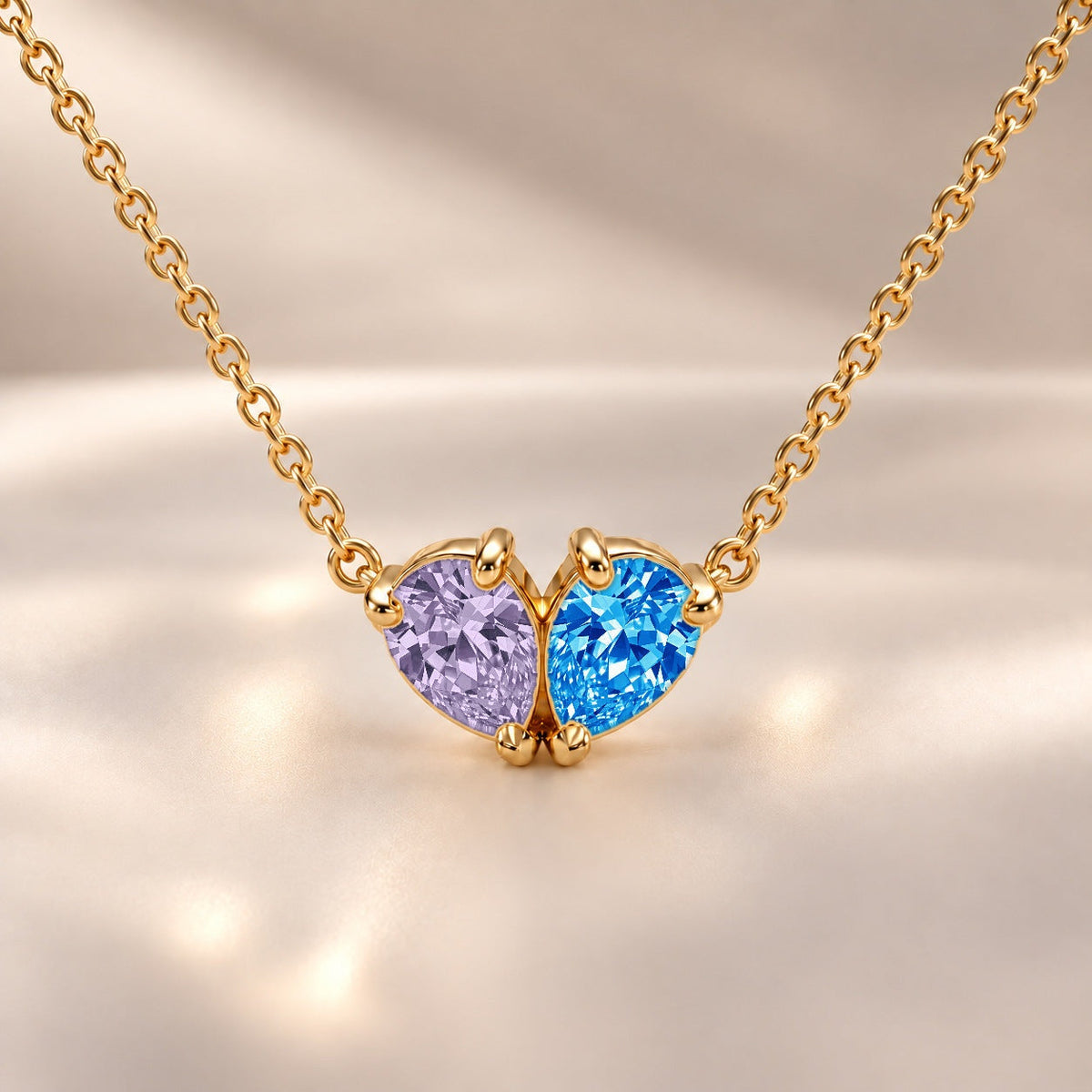 Demi Heart Necklace - Gold Finish