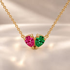 Demi Heart Necklace - Gold Finish
