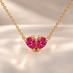 Demi Heart Necklace - Gold Finish