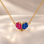 Demi Heart Necklace - Gold Finish