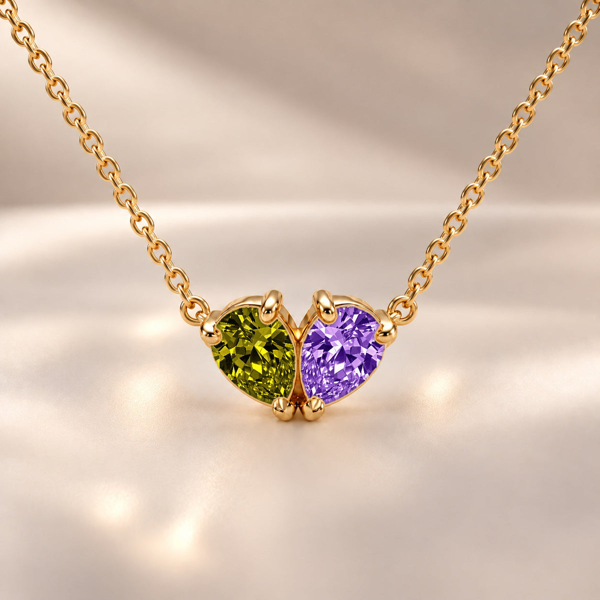 Demi Heart Necklace - Gold Finish