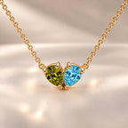 Demi Heart Necklace - Gold Finish