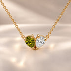 Demi Heart Necklace - Gold Finish