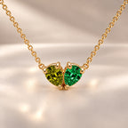 Demi Heart Necklace - Gold Finish