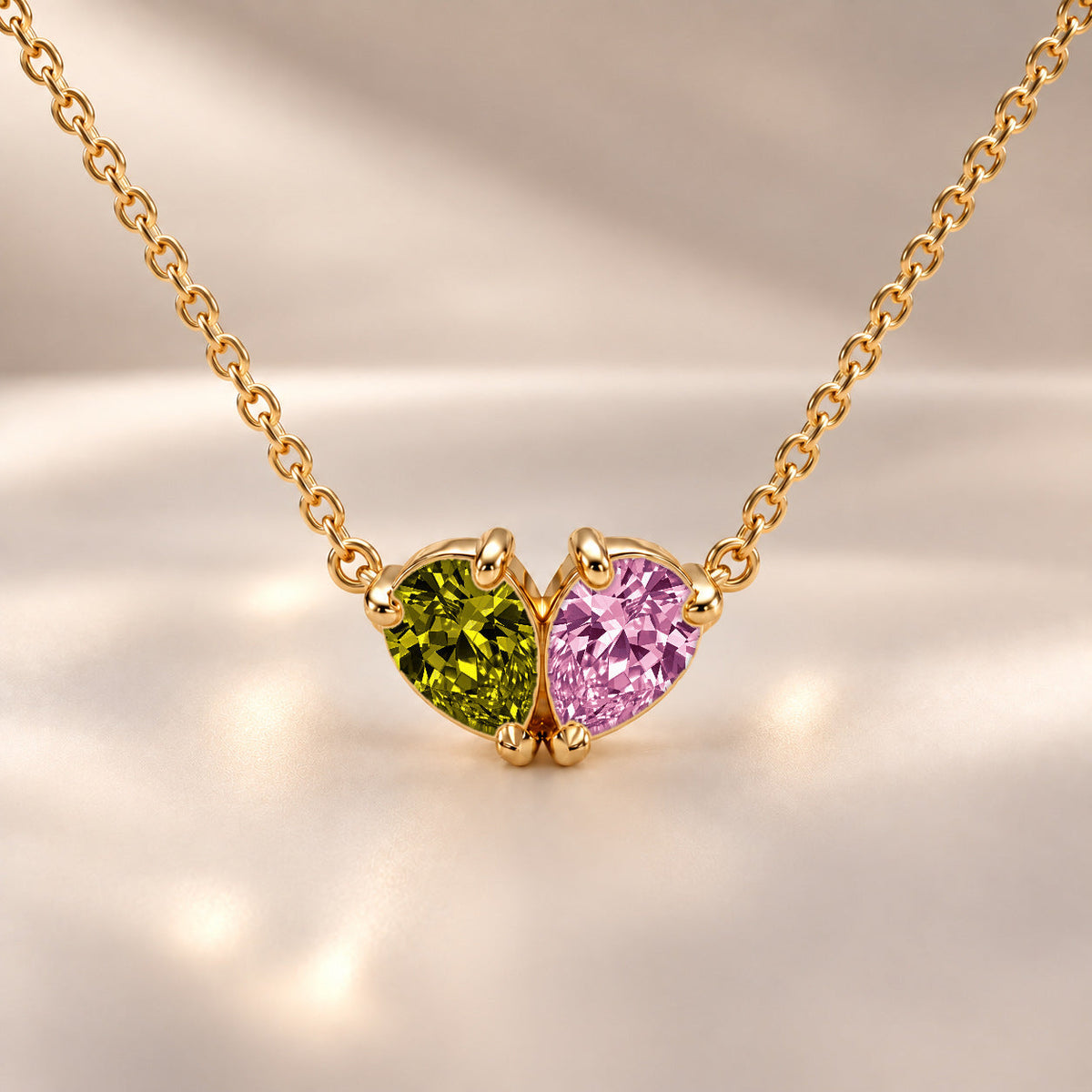 Demi Heart Necklace - Gold Finish