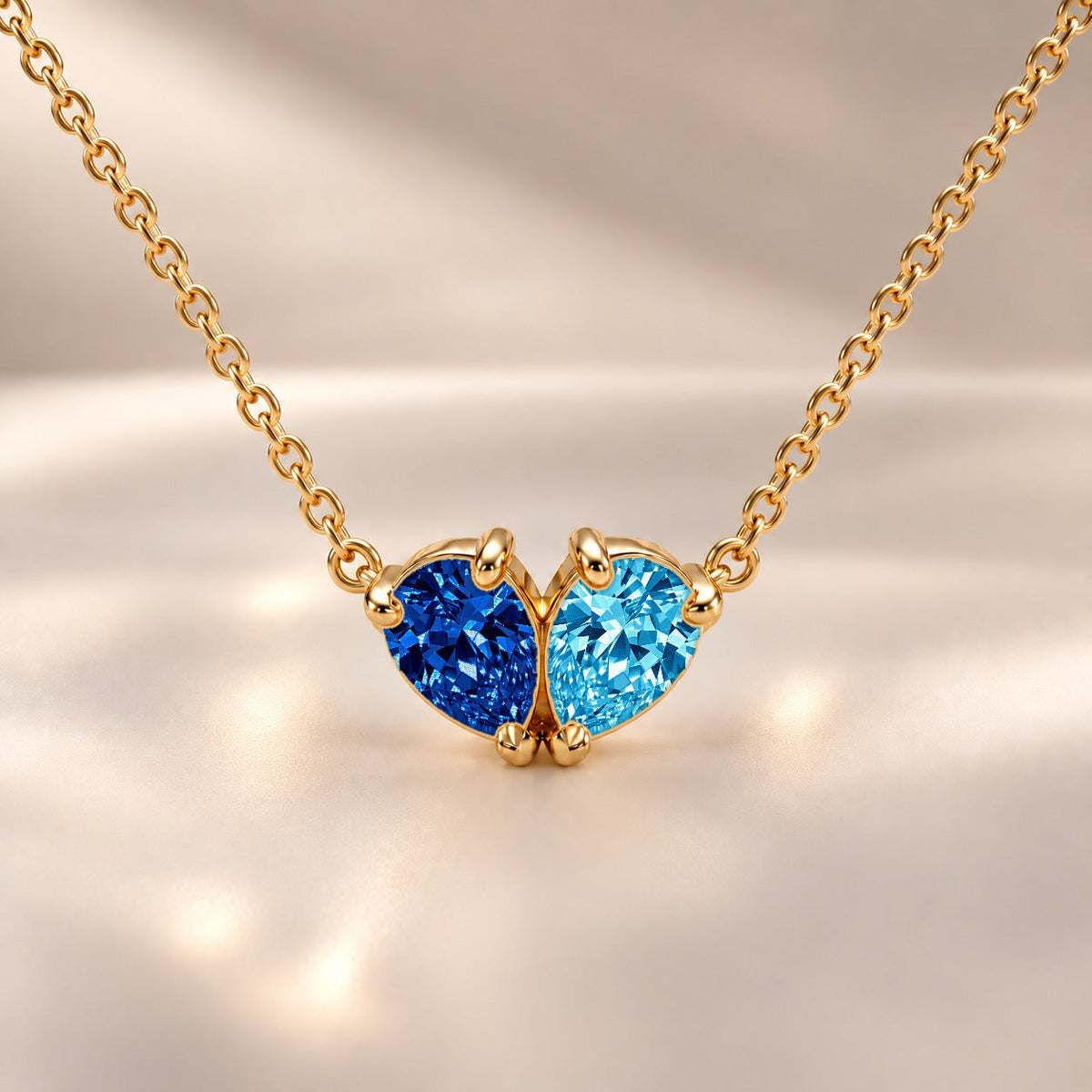 Demi Heart Necklace - Gold Finish