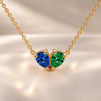 Demi Heart Necklace - Gold Finish