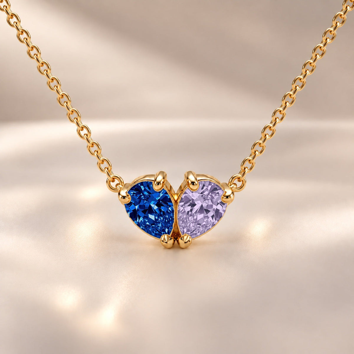 Demi Heart Necklace - Gold Finish