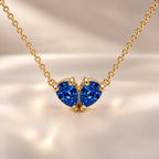 Demi Heart Necklace - Gold Finish