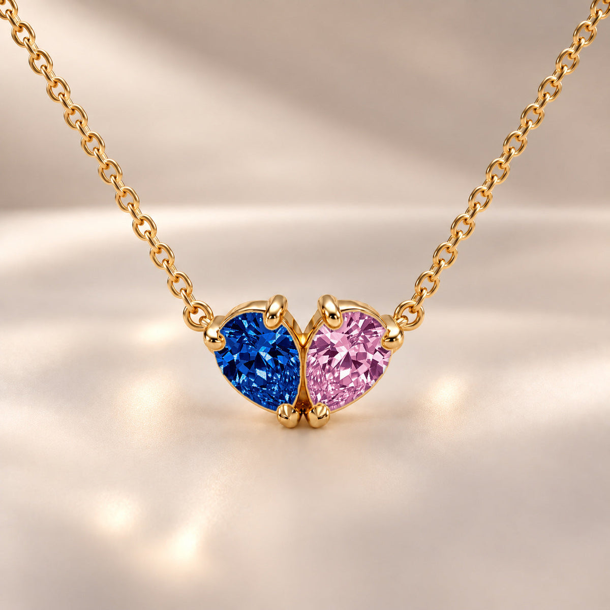 Demi Heart Necklace - Gold Finish