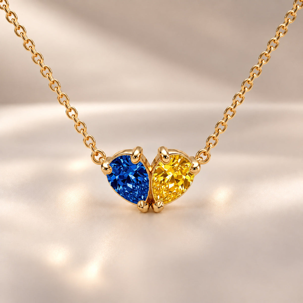 Demi Heart Necklace - Gold Finish