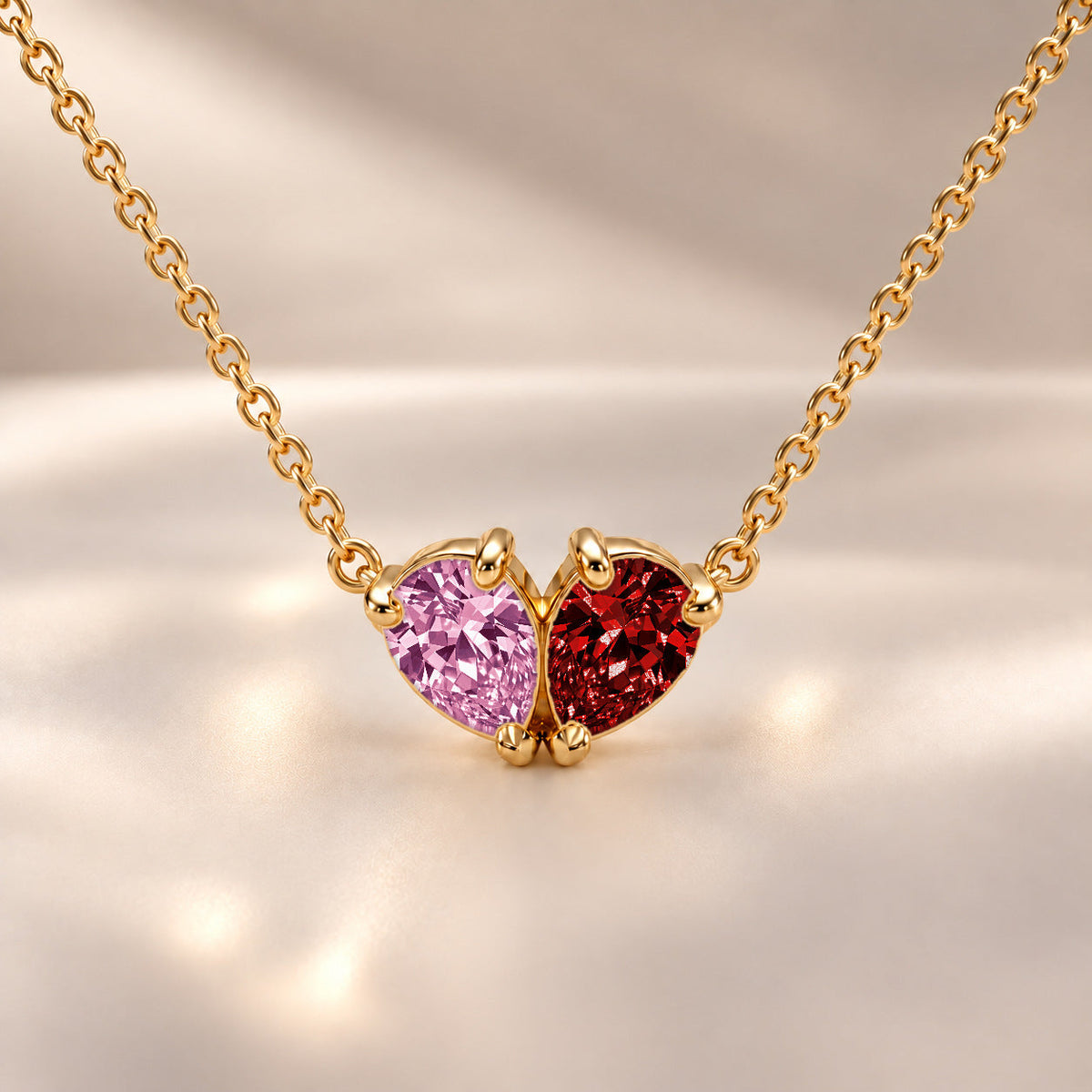 Demi Heart Necklace - Gold Finish