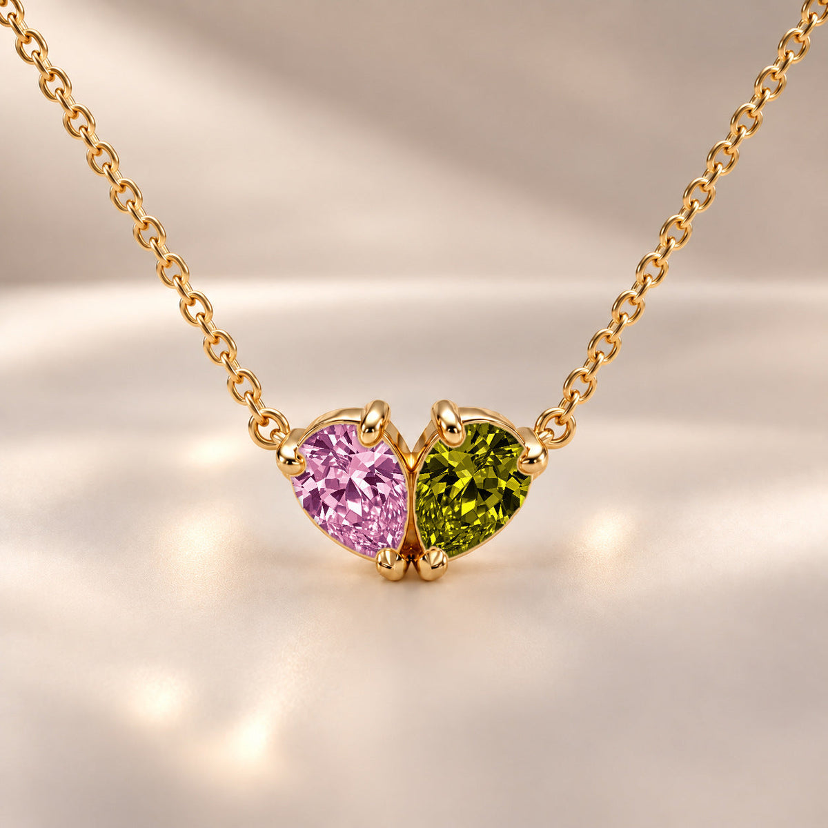 Demi Heart Necklace - Gold Finish