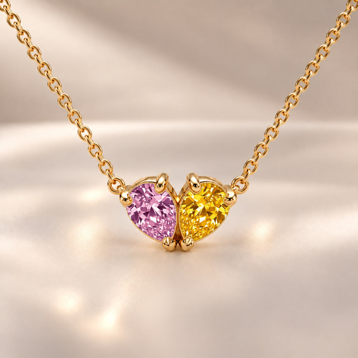 Demi Heart Necklace - Gold Finish